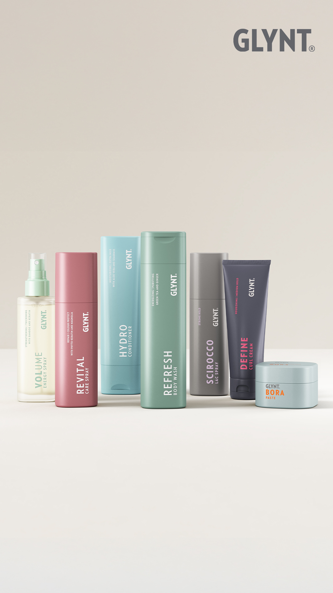 GLYNT Produktlinie im Salon UnicoStyle